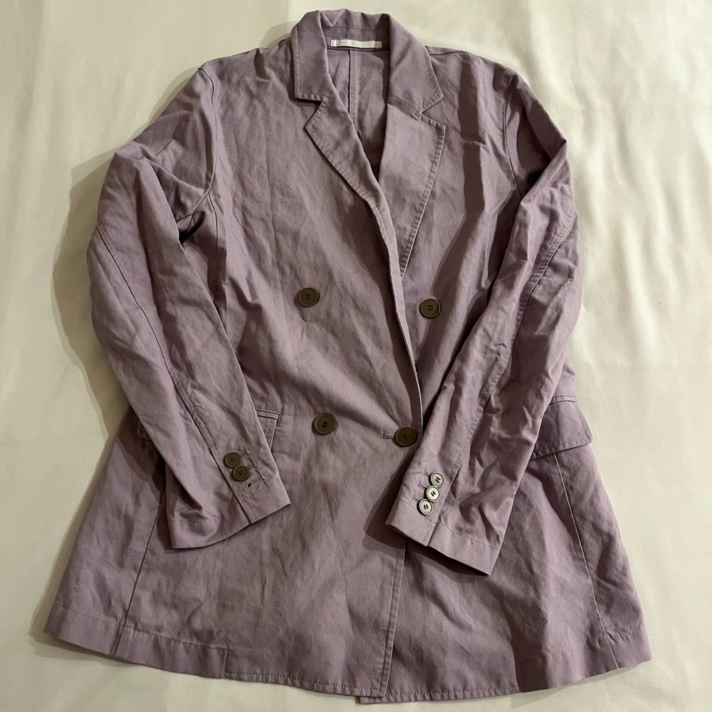 uniqlo purple blazer